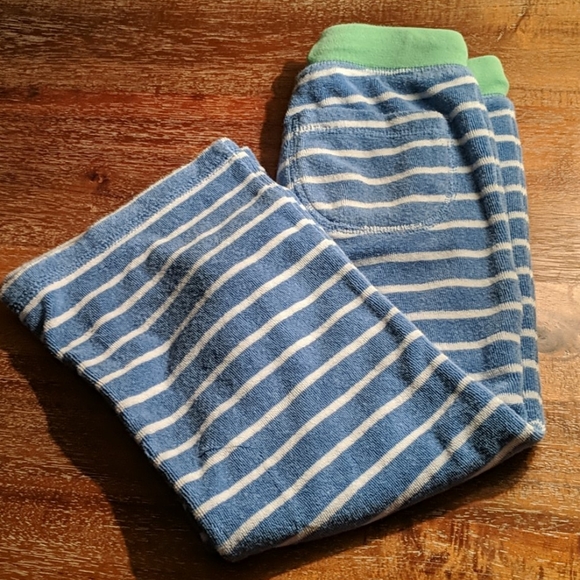 Mini Boden Terry Striped Lounge Pants 5 - Picture 2 of 8